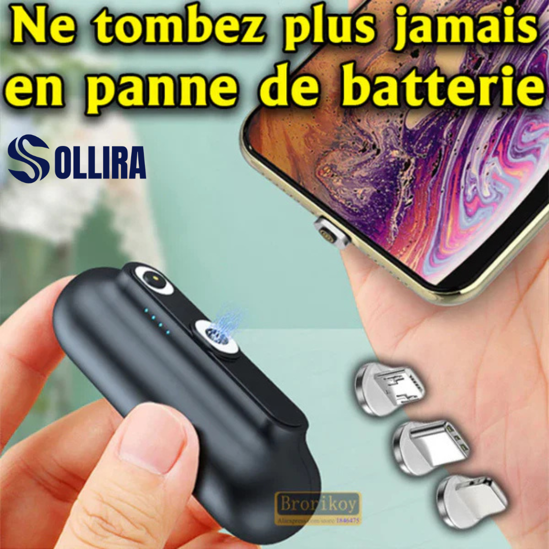Powerbank Révolutionnaire 3 en 1 - 5000 Mah BK