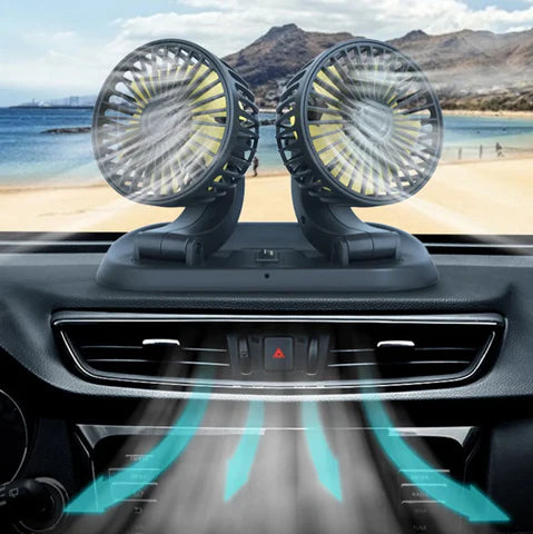 Ventilateur Double pour Voiture
