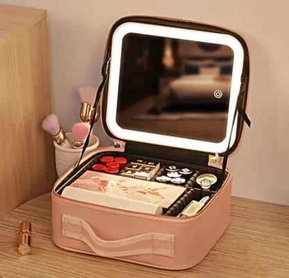 Trousse de Maquillage LED Professionnelle