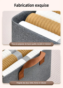 Boîte de rangement pliable avec couvercle transparent