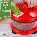 Hachoir Manuel Multifonction avec Poignée – Rouge