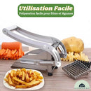 Coupe-Frites Manuel en Acier Inoxydable