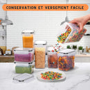 Set de 5 Boîtes de Conservation Alimentaire Hermétiques