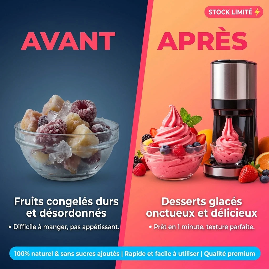 Machine à Glace Express LAMACOM – Desserts Glacés en 1 Minute