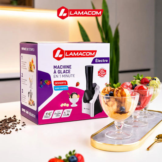 Machine à Glace Express LAMACOM – Desserts Glacés en 1 Minute