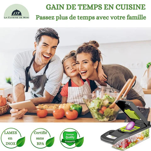 Coupe-Légumes Multifonction 22 Pièces | TK