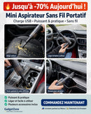Mini Aspirateur Portable 4-en-1 pour Voiture et Maison