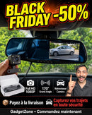 Caméra Rétroviseur de Voiture Full HD 1080P avec Caméra Arrière Grand Angle 170°