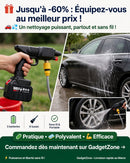 Nettoyeur haute pression sans fil 48V avec 3 batteries GA