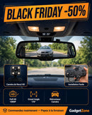 Caméra Rétroviseur de Voiture Full HD 1080P avec Caméra Arrière Grand Angle 170°