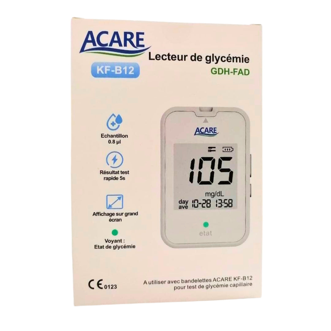 Lecteur de Glycémie ACARE KF-B12 – Précision & Fiabilité