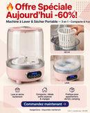 MACHINE À LAVER & SÉCHER PORTABLE