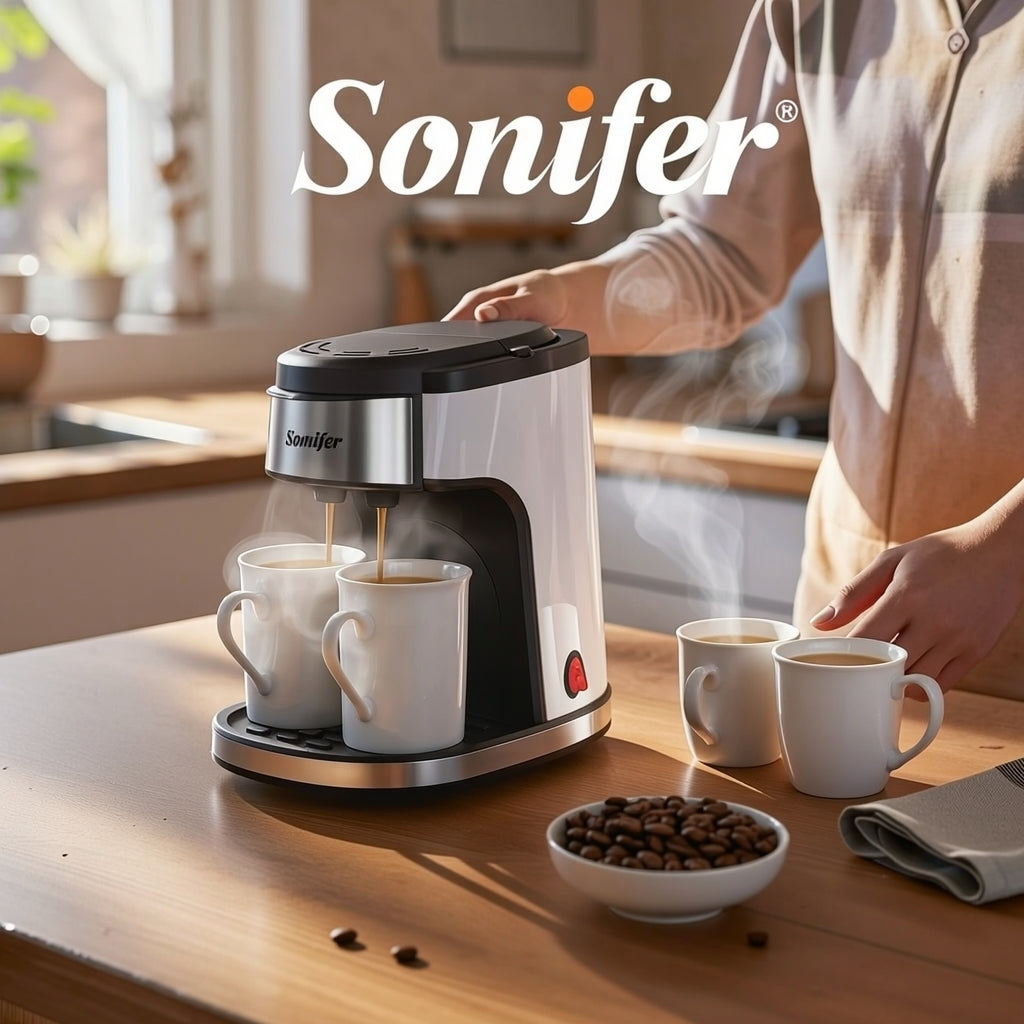 Machine à Café Filtre 2 Tasses SONIFER SF-3540