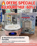 MACHINE À LAVER & SÉCHER PORTABLE