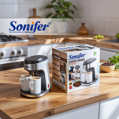 Machine à Café Filtre 2 Tasses SONIFER SF-3540