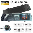 Caméra Rétroviseur de Voiture Full HD 1080P avec Caméra Arrière Grand Angle 170°