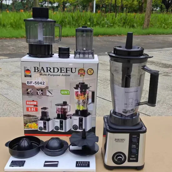 Blender Multifonction 6 en 1 BARDEFU BF-5012