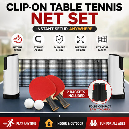 Kit de Tennis de Table Portable