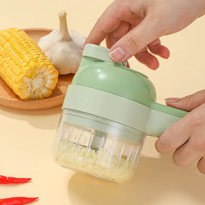 Coupe-légumes électrique 4 en 1