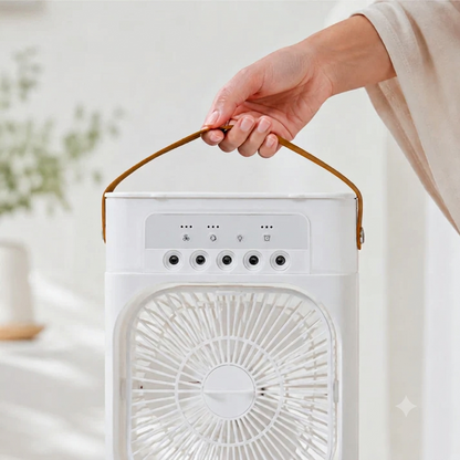 Ventilateur Rechargeable avec Refroidissement d’Air