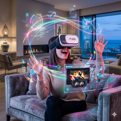 VR BOX 3D - Lunettes de Réalité Virtuelle