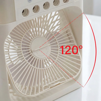 Ventilateur Rechargeable avec Refroidissement d’Air