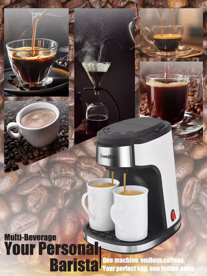 Machine à Café Filtre 2 Tasses SONIFER SF-3540