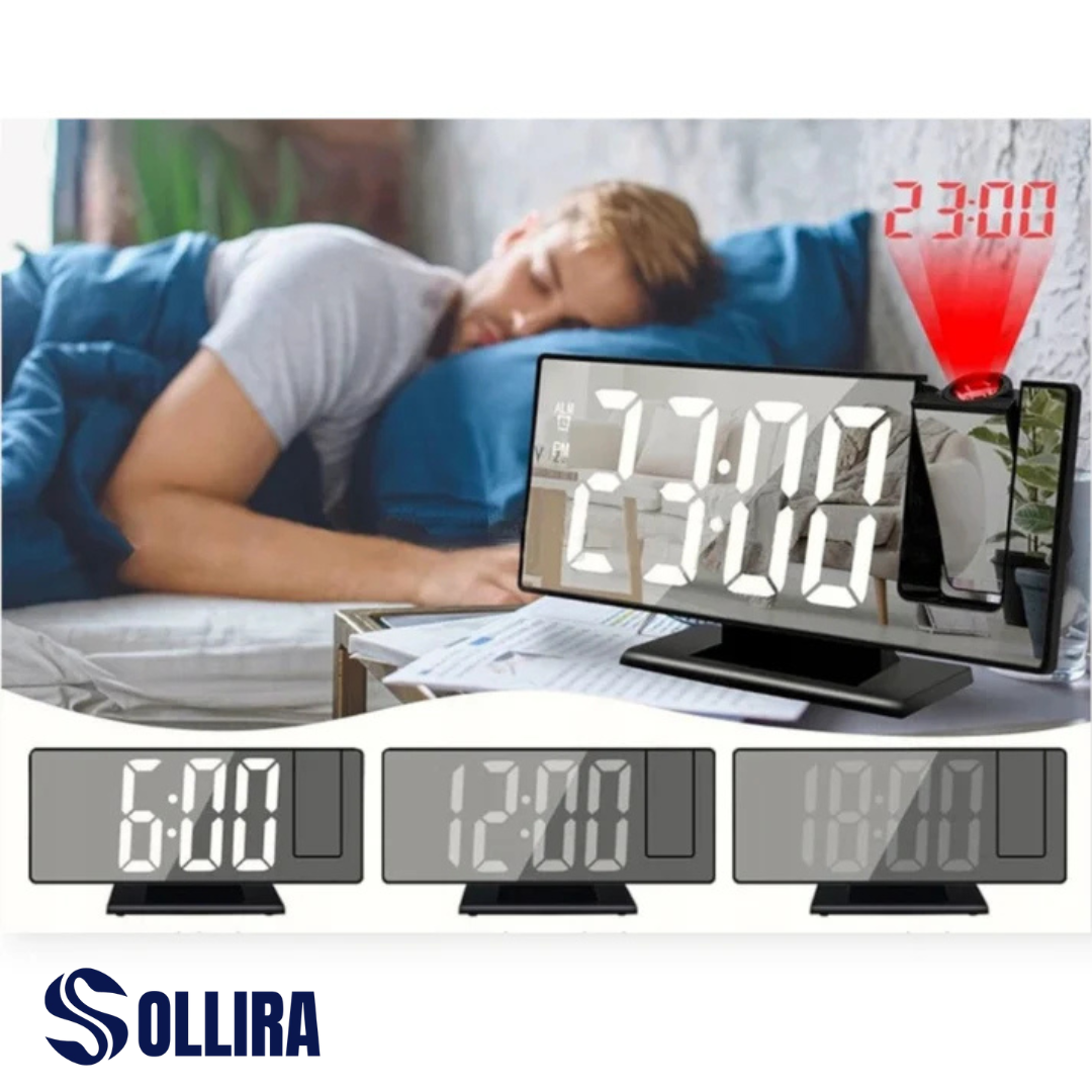 Horloge de Projection Multifonction