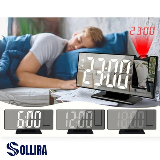 Horloge de Projection Multifonction