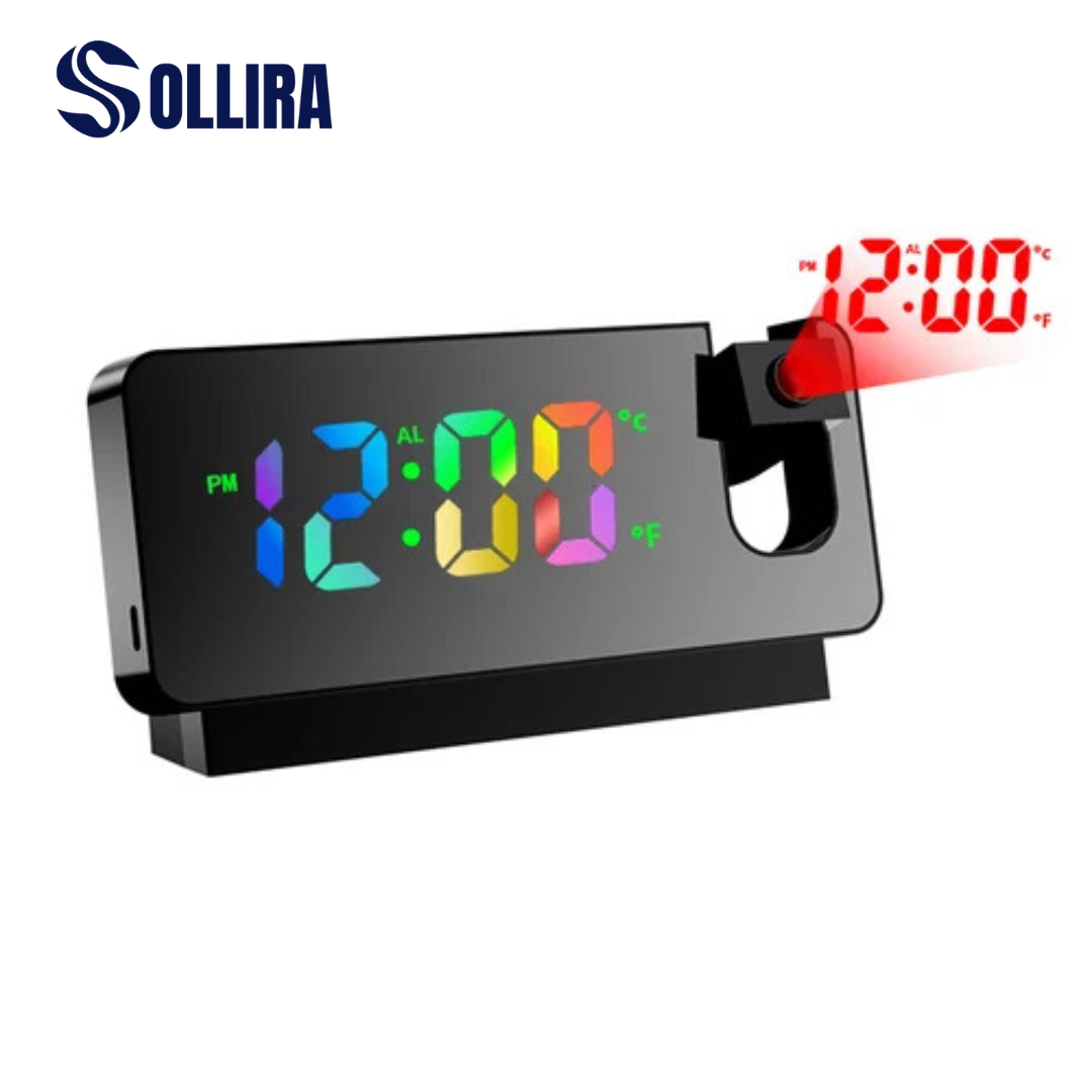Horloge de Projection Multifonction