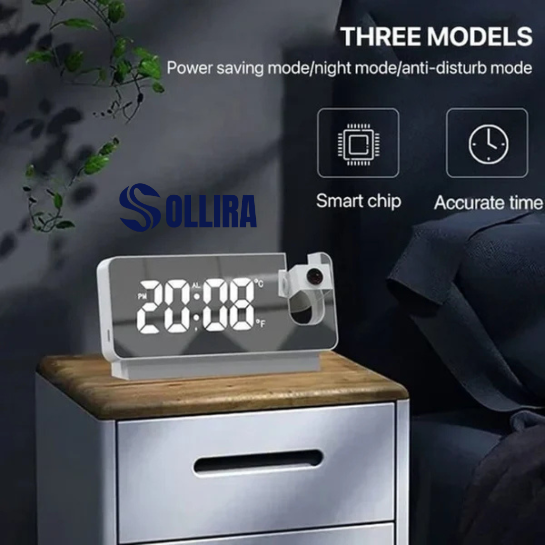 Horloge de Projection Multifonction