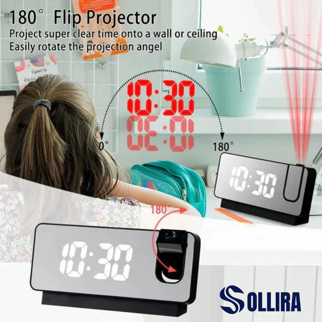 Horloge de Projection Multifonction