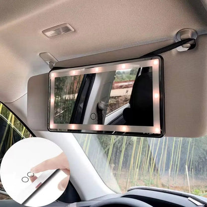 Miroir LED pare-soleil voiture