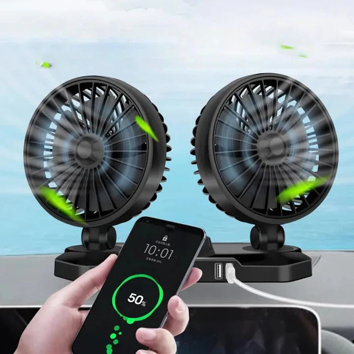 Ventilateur Double pour Voiture