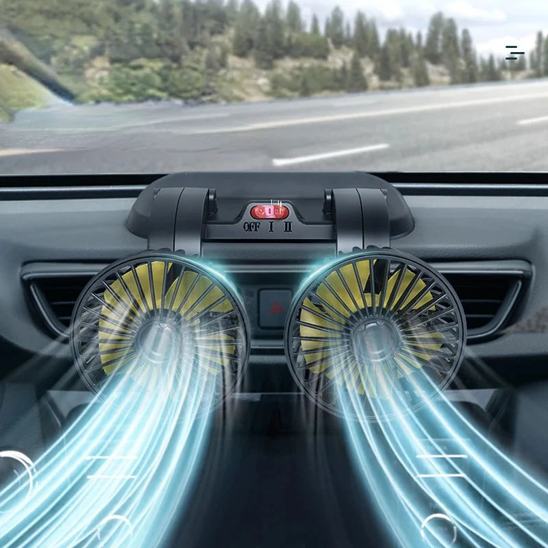 Ventilateur Double pour Voiture
