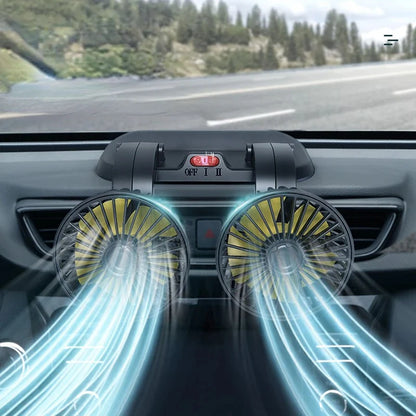 Ventilateur Double pour Voiture