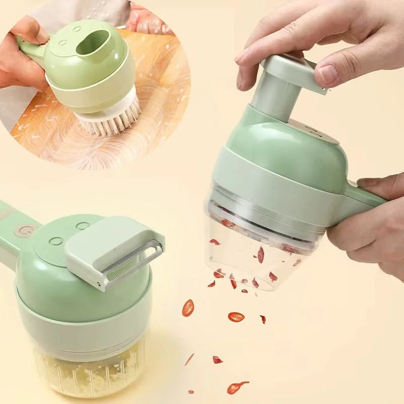 Coupe-légumes électrique 4 en 1
