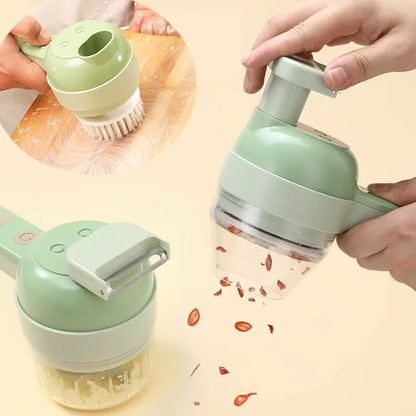 Coupe-légumes électrique 4 en 1