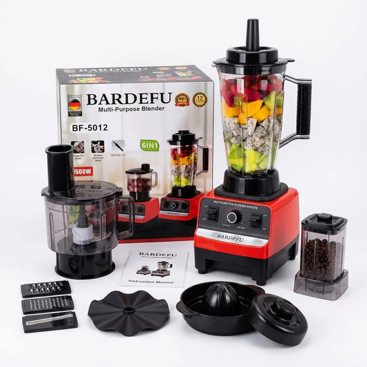 Blender Multifonction 6 en 1 BARDEFU BF-5012